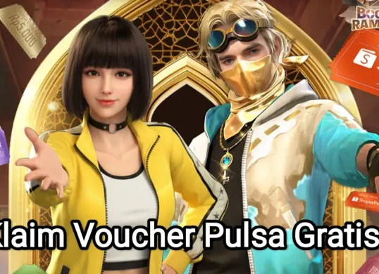 Cara klaim voucher pulsa gratis dari Free Fire. (Sumber: Instagram/@free)