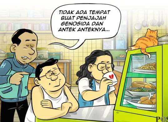 Obrolan Warteg: Tak Ada Lagi Ruang Negosiasi, edisi 7 Maret 2026. (Sumber: Poskota/Arif Setiadi)