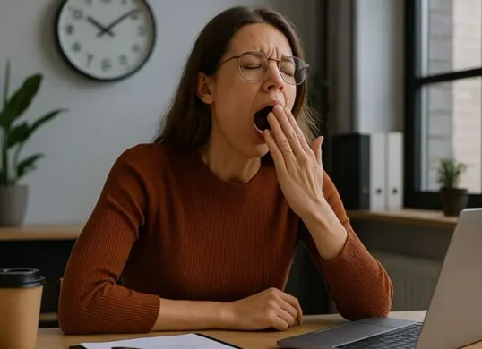 Ilustrasi mengantuk saat aktivitas bekerja di kantor. (Sumber: Pinterest/Gary Ludke)