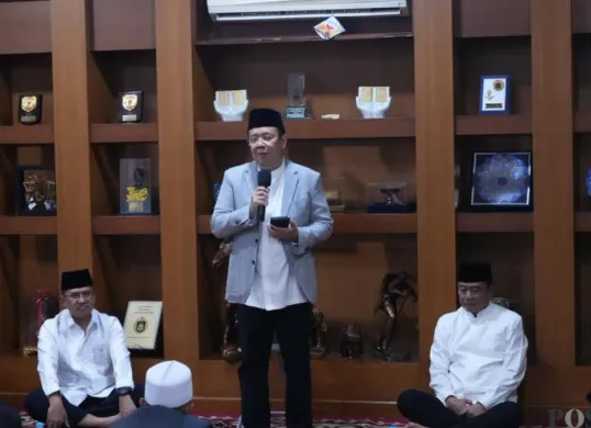 Penasehat Persatuan Umat Islam (PUI), KH. Achmad Tjachja Nugraha. (Sumber: Poskota/Gatot Poedji Utomo)