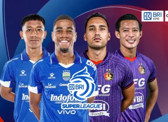 Jadwal live streaming Persib vs Persik di BRI Super League 2025/2026 pekan ke-25. (Sumber: Vidio.com.)