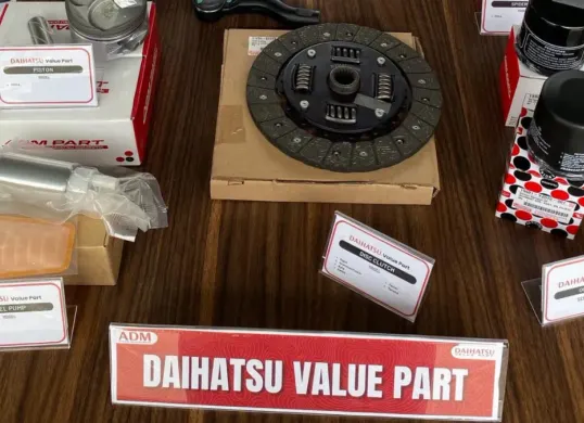 Ilustrasi suku cadang Daihatsu. (Sumber: Daihatsu)