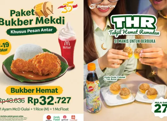 Daftar promo makanan terbaru hari ini, Selasa, 10 Maret 2026. (Sumber: Dok.Giladiskon)