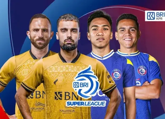 Tonton live streaming Bhayangkara FC vs Arema di BRI Super League 2025/2026. (Sumber: Vidio.com)