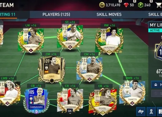 Tampilan permainan FC Mobile yang menghadirkan berbagai event musiman serta hadiah gratis melalui kode redeem resmi dari EA Sports. (Sumber: Dok/FC Mobile)