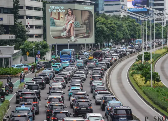 Potret Kemacetan Jalanan Jakarta saat Bulan Ramadan