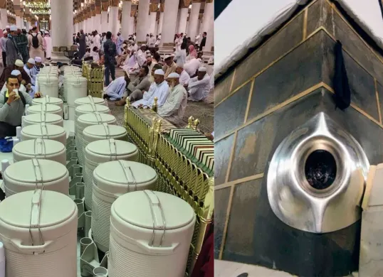 Air Zam-zam dan batu Hajar Aswad di Masjidil Haram menjadi simbol penting dalam Islam yang juga menarik perhatian para peneliti untuk dikaji dari perspektif ilmiah. (Sumber: Istimewa)
