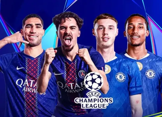Info live streaming PSG vs Chelsea di Liga Champions 2025/2026 (Sumber: Vidio.com)
