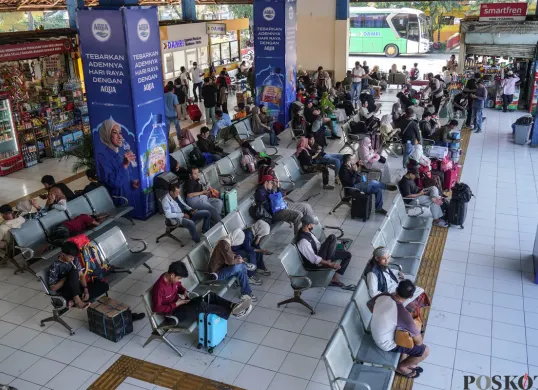 Ilustrasi mudik Lebaran 2026. (Sumber: Poskota/Bilal Nugraha Ginanjar)