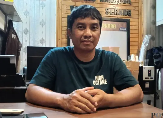 Bripka Ahmad Arifin, personel Satresnarkoba Polres Serang. (Sumber: Poskota/Rahmat Haryono)
