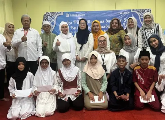 Bank Banten menggelar kegiatan Buka Puasa Bersama di Grha Bank Banten Kota Serang, Kamis, 12 Maret 2026. (Sumber: Dok. Istimewa)