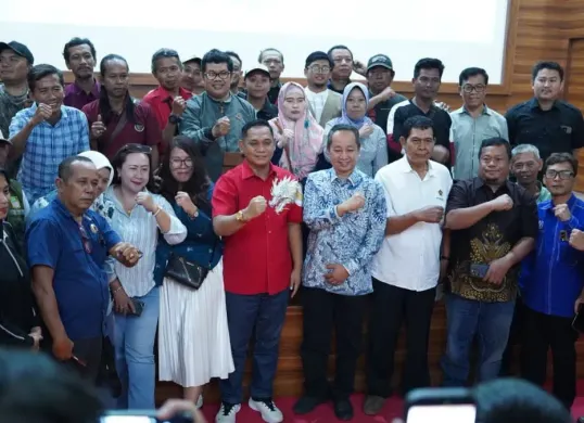Pemkab Bekasi menggelar buka puasa bareng insan pers di Gedung Graha Pariwisata, Kelurahan Sertajaya, Cikarang Timur, Kabupaten Bekasi, Kamis, 12 Maret 2026. (Sumber: Dok. Istimewa)