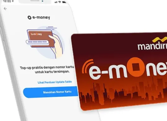 Ilustrasi - Cara top up saldo e-money Mandiri langsung dari Hp. (Sumber: Mandiri)
