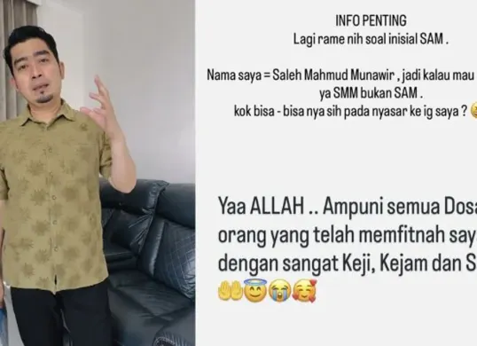 Nama Ustadz Solmed sempat dikaitkan dengan kasus dugaan pelecehan pendakwah berinisial SAM. Ia memberikan klarifikasi bahwa inisial namanya berbeda. (Sumber: Instagram/@ustad_solmed)