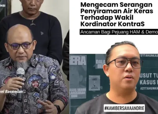 Novel Baswedan menilai penyiraman air keras terhadap aktivis Andrie Yunus sebagai kejahatan serius dan meminta pelaku serta dalangnya segera diungkap. (Sumber: Instagram/@kontras_update)