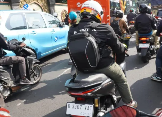 PT Wahana Makmur Sejati menghadirkan Bale Santai Honda bagi pemudik motor. (Sumber: WMS)