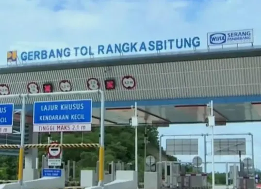 Gerbang Tol Rangkasbitung, Lebak. (Sumber: Istimewa)