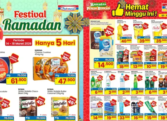 Daftar promo Indomaret hari ini, Rabu, 18 Maret 2026. (Sumber: Instagram/@indomaret)