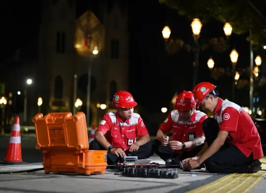 Telkom kerahkan 20 ribu teknisi, jaga kualitas jaringan selama Idulfitri. (Sumber: Dok. Telkom)