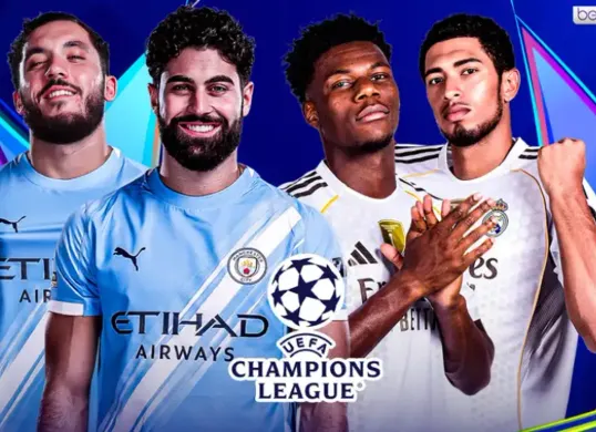 Live streaming Man City vs Real Madrid di Liga Champions 2025/2026. (Sumber: Vidio.com)