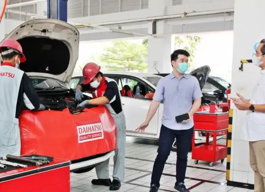Ilustrasi bengkel siaga Daihatsu. (Sumber: Daihatsu)