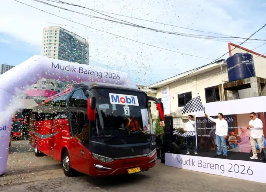 PT ExxonMobil Lubricants Indonesia kembali menggelar program mudik bagi mekanik bengkel rekanan Mobil Lubricants. (Sumber: PT EMLI)