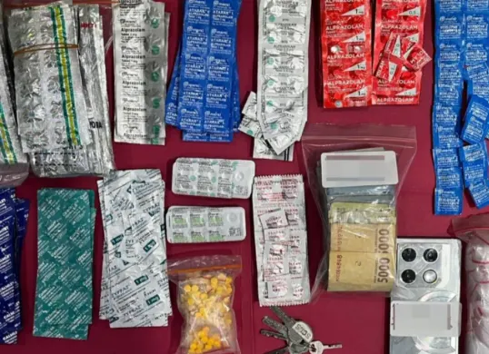 Barang bukti obat keras daftar G yang disita dari tangan tersangka di kawasan Kalibata, Kecamatan Pancoran, Jakarta Selatan. (Sumber: Polda Metro Jaya)