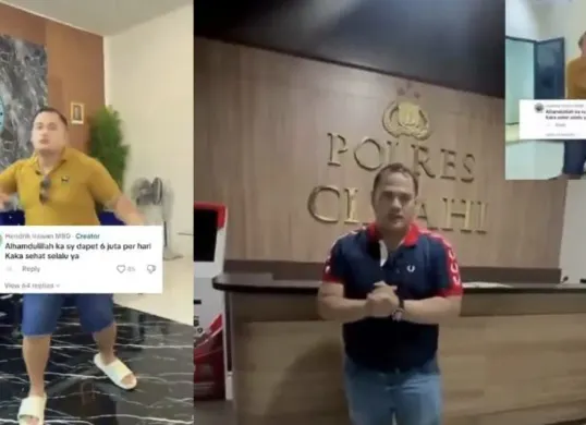 Video mitra MBG berjoget viral dengan klaim insentif Rp6 juta per hari. Pemilik video membantah narasi negatif dan menempuh jalur hukum atas penyebaran tanpa izin. (Sumber: X/@Heraloebss)