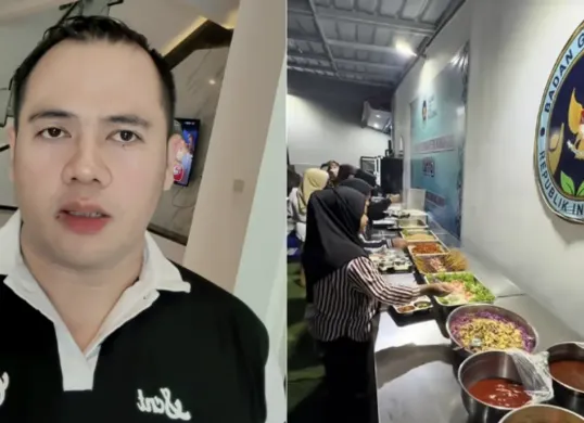 Hendrik Irawan klarifikasi video viral soal insentif MBG Rp6 juta per hari. (Sumber: TikTok/@mitrapangaubanbatujajar)