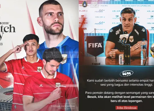 Jadwal Timnas Indonesia vs Saint Kitts and Nevis di FIFA Series 2026 malam ini pukul 20.00 WIB. (Sumber: Instagram/@timnasindonesia)