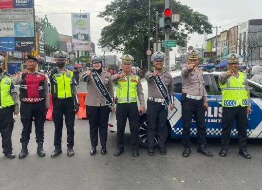 Car Free Day (CFD) di Jalan Margonda, Depok kembali digelar mulai besok, Minggu, 29 Maret 2026. (Sumber: Dok. Polres Metro Depok)