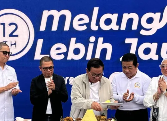 Gubernur Jakarta, Pramono Anung saat hari jadi PT Transjakarta. (Sumber: Dok. Istimewa)