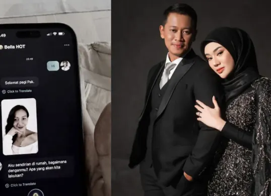 Clara Shinta membagikan bukti chat hingga video dugaan VCS suaminya dengan Bella Hot. (Sumber: Instagram/@clarashintareal)