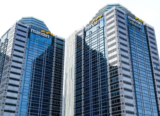 Potret Gedung Bank Mandiri. (Sumber: Istimewa)