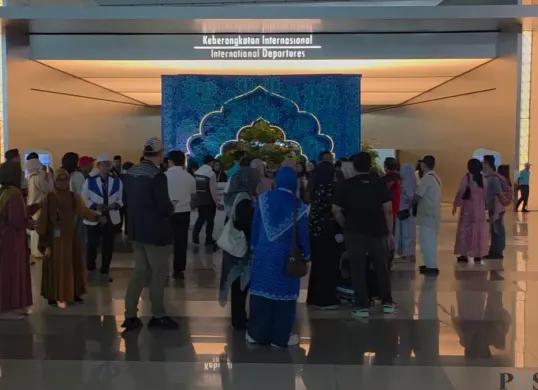 Situasi Terminal Internasional Bandara Soekarno-Hatta. (Sumber: Poskota/Veronica)
