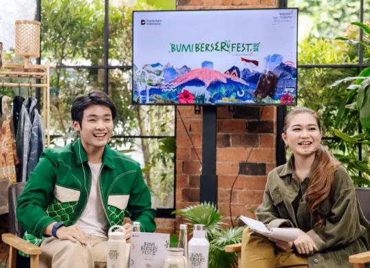 Pelaksanaan Bumi Berseru Fest 2025 mempertemukan lebih dari 2.200 peserta dalam upaya mendorong solusi lingkungan berbasis komunitas. (Sumber: Dok. Telkom)