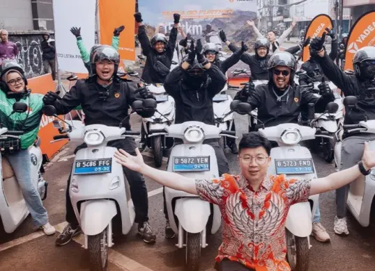 Yadea Indonesia sukses menggelar uji performa bertajuk 150KM+ Challenge. (Sumber: Yadea)