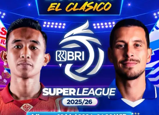 Link live streaming Persija vs Persib Bandung di laga Super Big Match hari ini, Minggu, 10 Mei 2026. (Sumber: Instagram/@sports.indosiar)