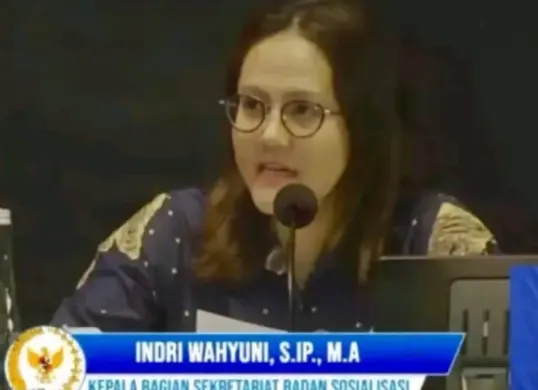 Profil Indri Wahyuni, juri LCC 4 Pilar MPR yang kontroversial. (Sumber: TikTok)