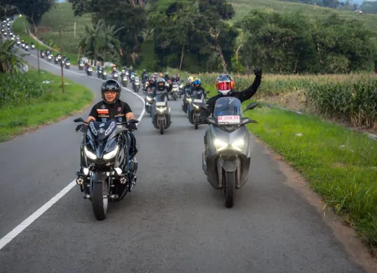 MAXI Tour Boemi Nusantara 2026 (MTBN) dengan rute Jakarta–Lampung (Sumber: Yamaha)