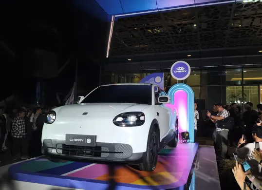 Chery Q resmi diperkenalkan di Indonesia dan kini sudah dapat dipesan melalui skema pre-booking (Sumber: Poskota/ Erwan Hartawan)