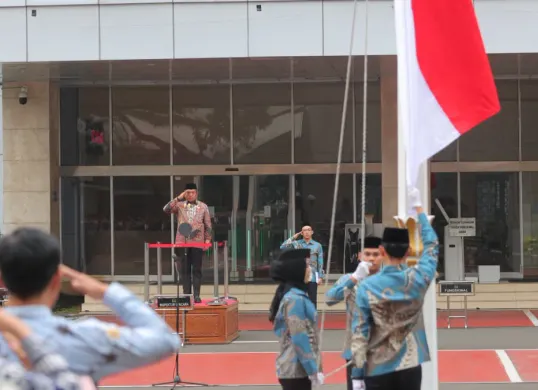 Gelaran upacara Hari Kebangkitan Nasional yang berlangsung di halaman Setjen DPR RI, Senayan, Jakarta, Rabu, 20 Mei 2026. (Sumber: Istimewa)