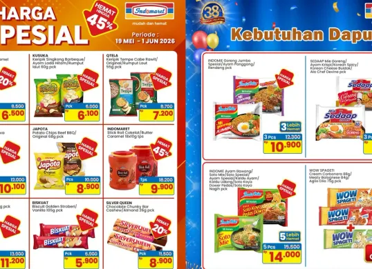 Daftar promo Indomaret hari ini, Rabu, 20 Mei 2026. (Sumber: Instagram/@indomaret)