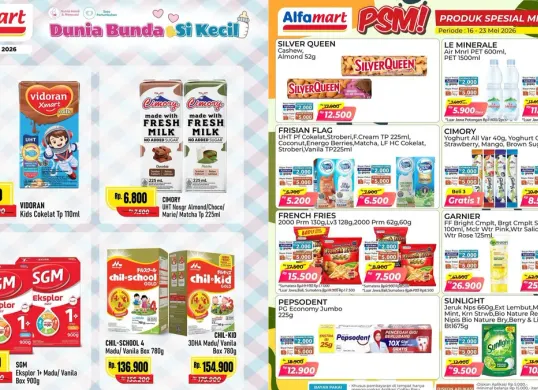 Daftar promo Alfamart hari ini, Kamis, 21 Mei 2026. (Sumber: Instagram/@alfamart)