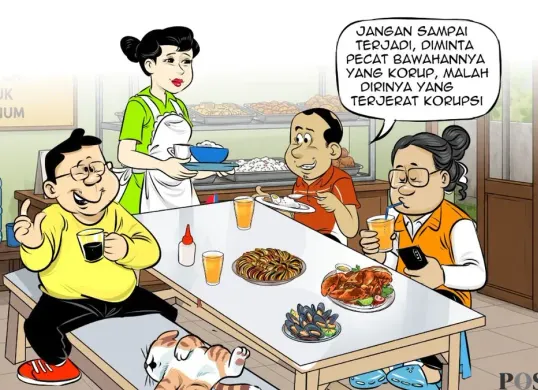 Obrolan warteg edisi hari ini, Kamis, 21 Mei 2026. (Sumber: Poskota/Arif Setiadi)
