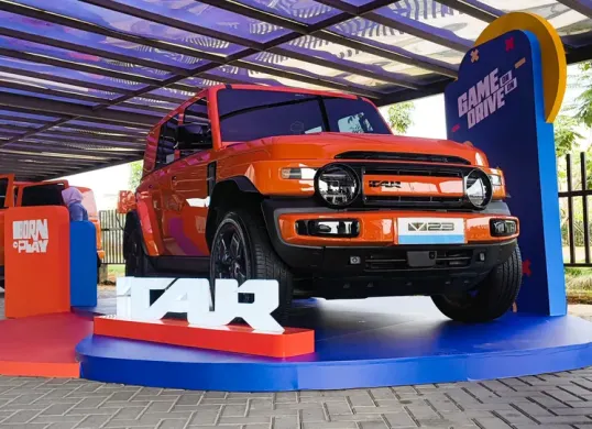 iCAR V23 resmi dijual dengan harga mulai Rp389 Jutaan (Sumber: Poskota/ Dimas Prassetyo)