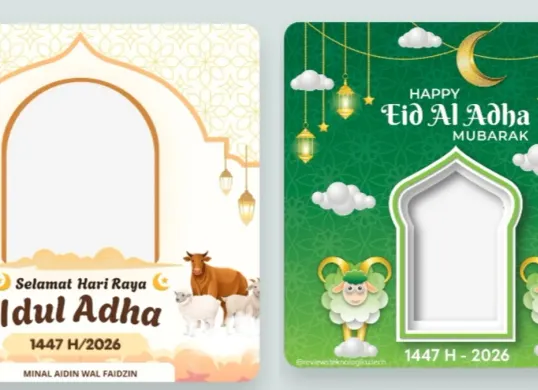 Twibbon Hari Raya Idul Adha 2026. (Sumber: Twibbonize)