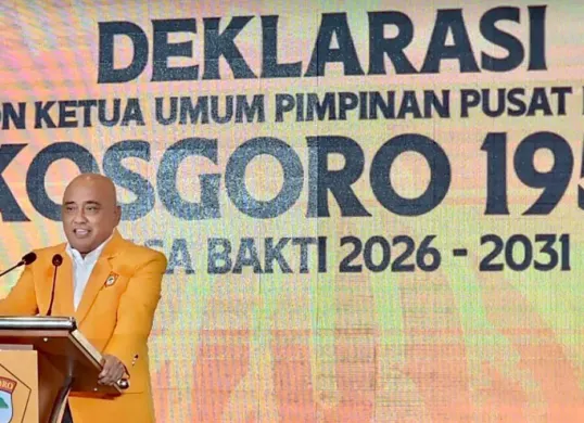 Potret La Ode Safiul Akbar yang resmi mendeklarasikan diri maju sebagai calon Ketua Umum KOSGORO 1957 periode 2026–2031. (Sumber: Istimewa)
