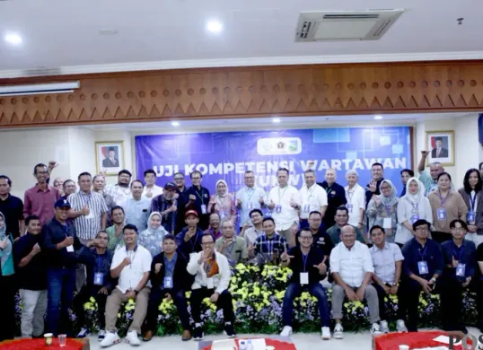 Potret peserta UKW PWI Jaya ke-65. (Sumber: Poskota/Guruh Nara Persada)