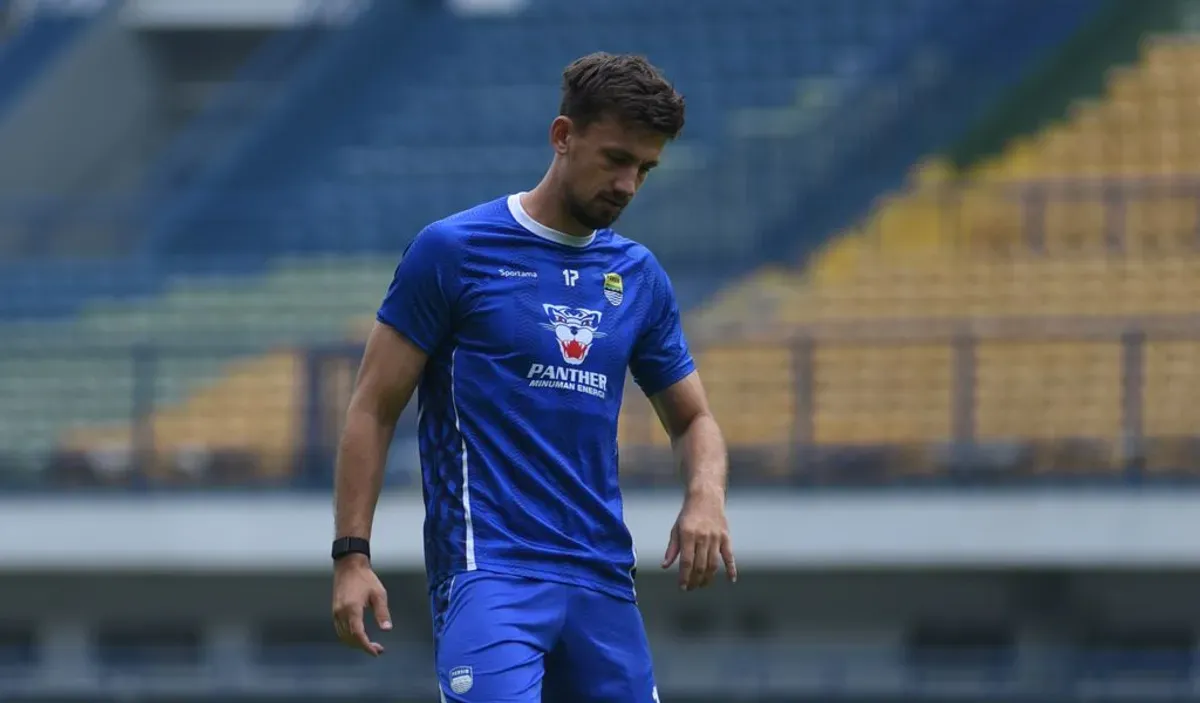 Gelandang Persib, Mateo Kocijan.  (Sumber: persib.co.id)